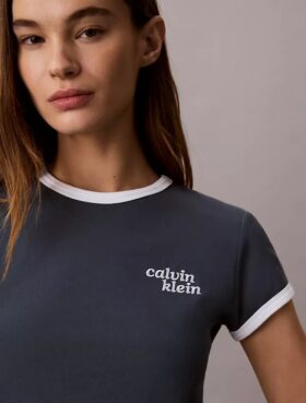 1989 Logo Slim Ringer Tee