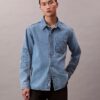 90S Emblem Denim Overshirt 90S Emblem Denim Overshirt