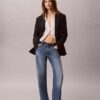 90S Straight Cotton Linen Jeans