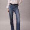 90S Straight Cotton Linen Jeans