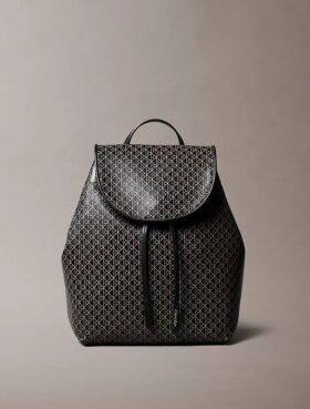 Allover Emblem Logo Backpack
