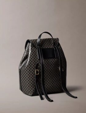 Allover Emblem Logo Backpack