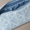 Allover Emblem Logo Denim Beauty Case