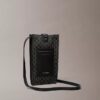Allover Emblem Logo Phone Crossbody Bag