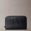 Allover Emblem Logo Pouch