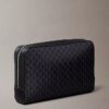 Allover Emblem Logo Pouch