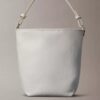 Allover Emblem Logo Small Bucket Bag with Pouch