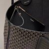 Allover Emblem Logo Small Tote Bag with Pouch