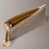 Allover Emblem Logo Top Zip Card Case