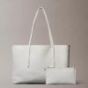 Allover Emblem Logo Tote Bag with Pouch