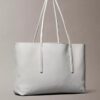 Allover Emblem Logo Tote Bag with Pouch