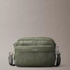 Allover Embossed Emblem Logo Camera Bag