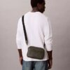 Allover Embossed Emblem Logo Camera Bag