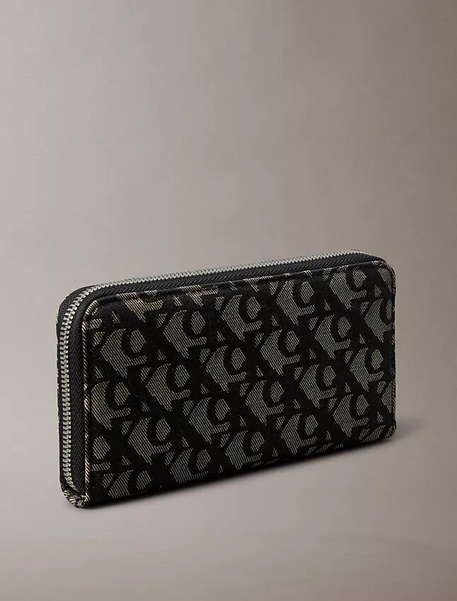 Allover Monogram Long Zip Wallet Allover Monogram Long Zip Wallet