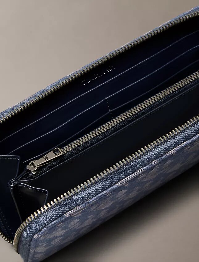 Allover Monogram Long Zip Wallet Allover Monogram Long Zip Wallet