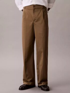 Baggy Cotton Stretch Pants