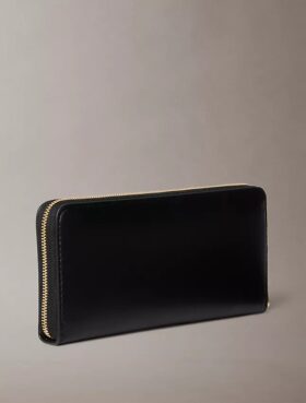 Bold Monogram Long Zip Wallet