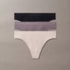 Bonded Flex 3-Pack Mid Rise Thong