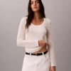 Boucle Pointelle Top