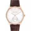 Brushed Dial Leather Strap Watch Brushed Dial Leather Strap Watch