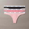 Carousel Cotton Stretch Rib 3-Pack Thong