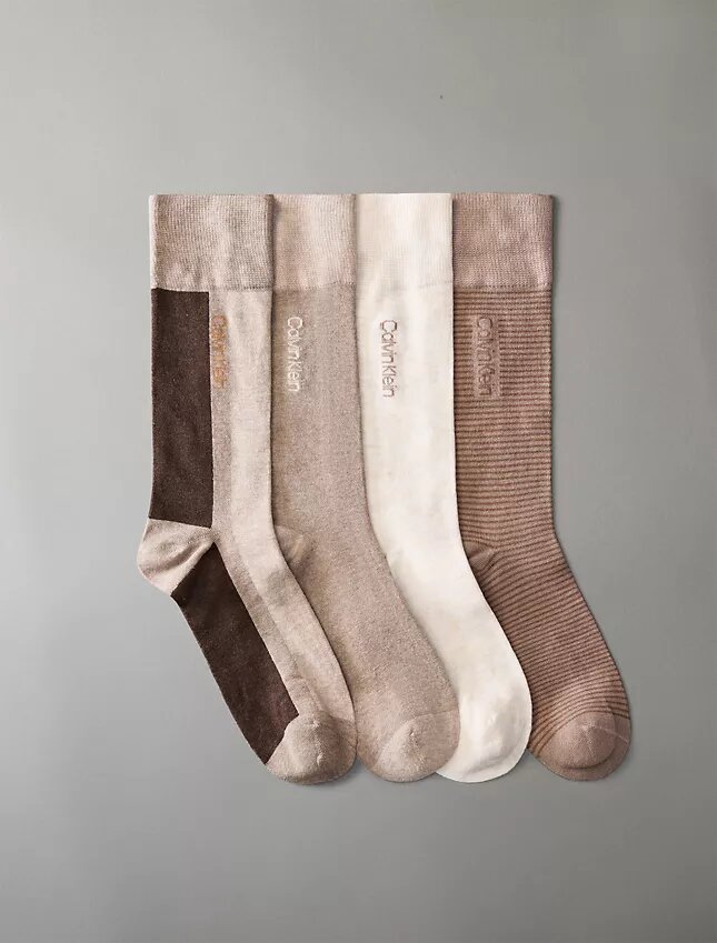 Colorblock Crew 4-Pack Dress Socks Colorblock Crew 4-Pack Dress Socks