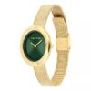 Contoured Bezel Oval Dial Watch