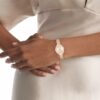 Contoured Bezel Oval Dial Watch