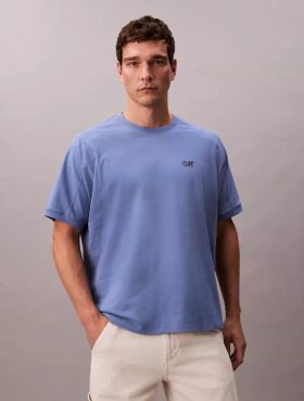 Cooling Pique Logo Graphic Relaxed T-Shirt