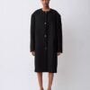 Cora Collarless Coat