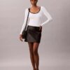 Cotton Blend Classic Scoopneck Sweater