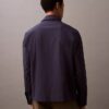 Cotton Blend Classic Zip Shirt Jacket Cotton Blend Classic Zip Shirt Jacket