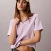 Cotton Contour Rib Polo Tee