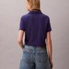 Cotton Contour Rib Polo Tee