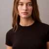 Cotton Contour Rib T-Shirt