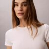 Cotton Contour Rib T-Shirt