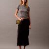 Cotton Contour Rib T-Shirt