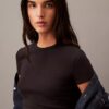 Cotton Contour Rib T-Shirt