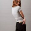 Cotton Contour Rib T-Shirt