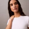 Cotton Contour Rib T-Shirt