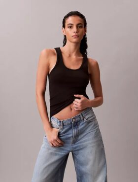 Cotton Contour Rib Tank