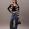 Cotton Contour Rib U-Neck Tee