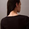 Cotton Contour Rib U-Neck Tee