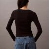 Cotton Contour Rib U-Neck Tee
