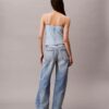 Cotton Linen Blend Denim Tank Top Cotton Linen Blend Denim Tank Top