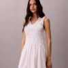 Cotton Poplin Midi Dress