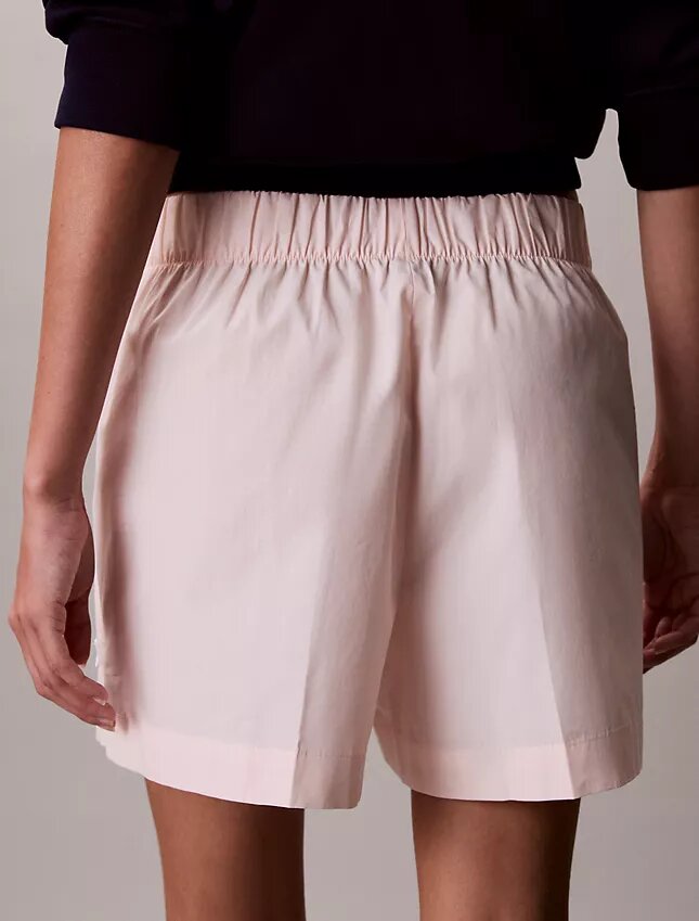Cotton Poplin Pull-On Shorts Cotton Poplin Pull-On Shorts