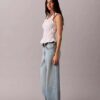 Cotton Poplin Sleeveless Top