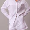 Cotton Poplin V-Day Sleep Shirt Cotton Poplin V-Day Sleep Shirt