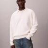 Cotton Relaxed Polo Sweater